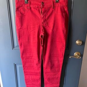 Maurice’s women’s  Red Jeans